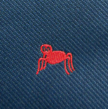 HELP UNKNOWN RED ANT LOGO 3.75 INCH WIDE  NECKTIE tie WILLIAM TURNER 