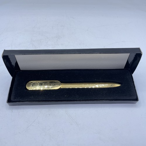 Letter opener box gold - opener,