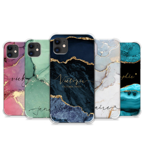 Personalised phone case marble - phone,