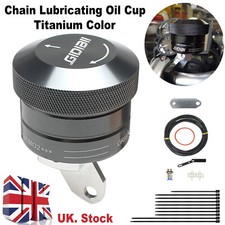 Universal Motorcycle Chain Oiler Tank Cup Automatic Oiling lubricating System