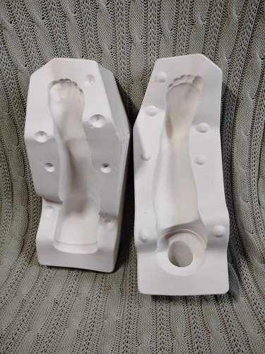 Bent leg left doll - left, ceramic