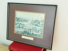 L S Lowry Industrial Landscape 1950 Framed Print Picture Collectable decor