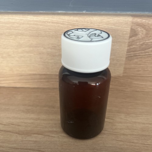 Pill bottle empty brown safety - bottle,