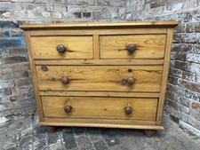 Victorian Pine Chest Of Drawers 2 Over 2 Farmhouse Pine Rustic