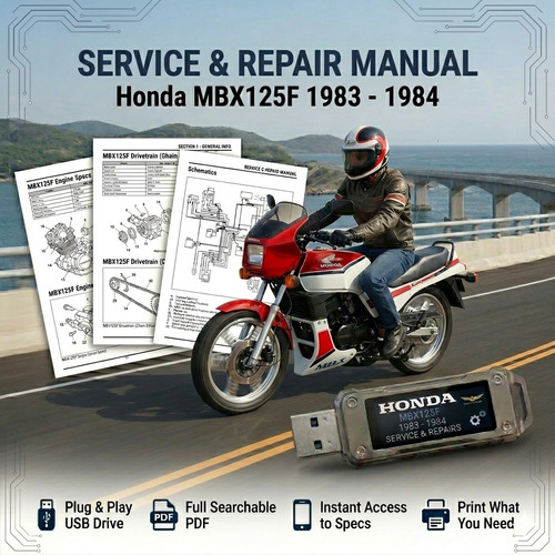 Honda mbx125f 1983 - mbx125f, 1984