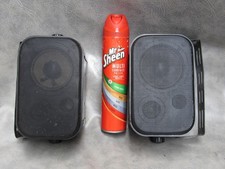 A PAIR OF AUDIO DESIGN SERVICED 02-002 WEATHER PROOF MICRO LITE LOUD SPEAKERS