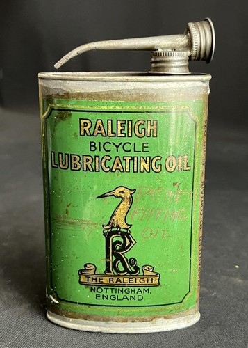 Raleigh cycle oil - raleigh, vintage