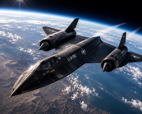 Blackbird 8x10 photo - sr-71,