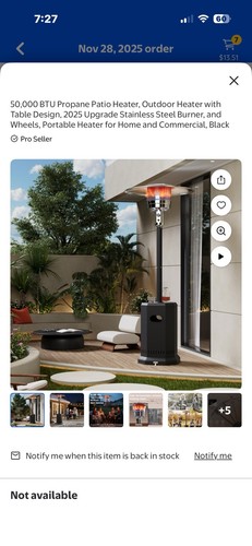 000 btu propane parasol - propane,