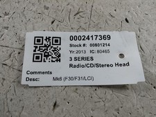 BMW 3 SERIES RADIO MEDIA