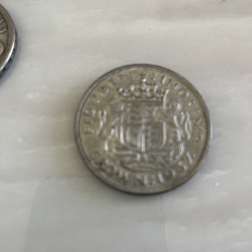 1935 1937 silver crowns - crowns, job