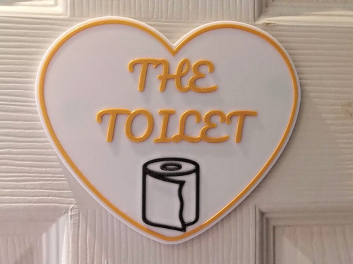 Gold white toilet - gold/white,