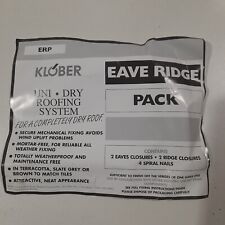 Klober Eave Ridge Pack 2 Eaves,2 Ridge Closures + 4 Nails