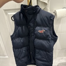 Hollister Navy Gilet Size Small