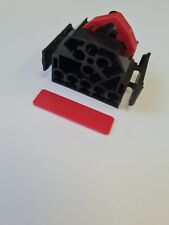 Lucas Rists 9 Way Black Connector Inc, Terminal Lock and Keeper Bar