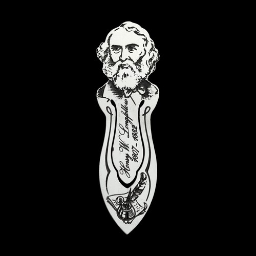 Commemorative silver bookmark - commemorative,