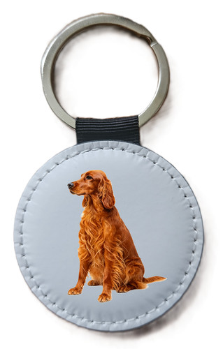 Irish setter keyring - setter, keyring,