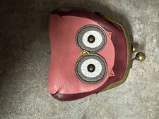 Fossil Leather Coin Pure Leather Owl Coin Purse