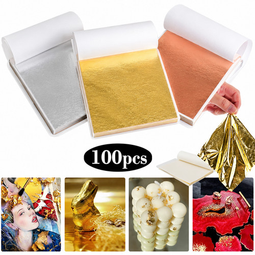 100x sheets gold - sheets,