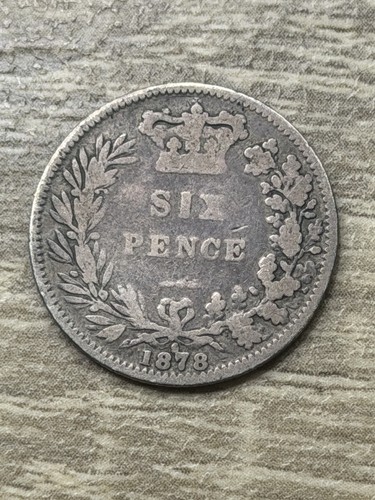 Victoria sixpence 1878 die - victoria,,