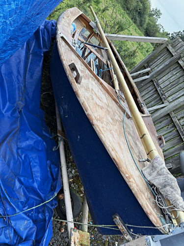 Enterprise sailing dinghy