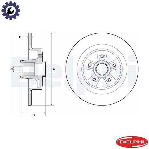Brake disc bg9136rs for - brake,