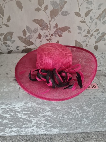 Ladies wedding hat - hat, dark