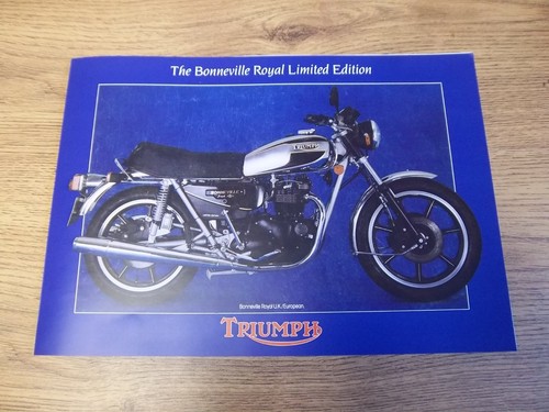 New triumph sales brochure - new,