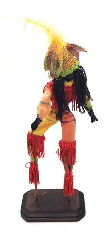 Moko jumbie hand carved wood - carved,