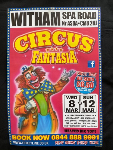 Circus fantasia poster - circus,