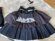 Jottum Cotton Lined Girls Skirt And Matching Tights Age 11/12 New Rare Lined New