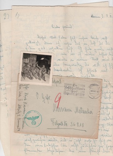 German handwritten letters - handwritten,