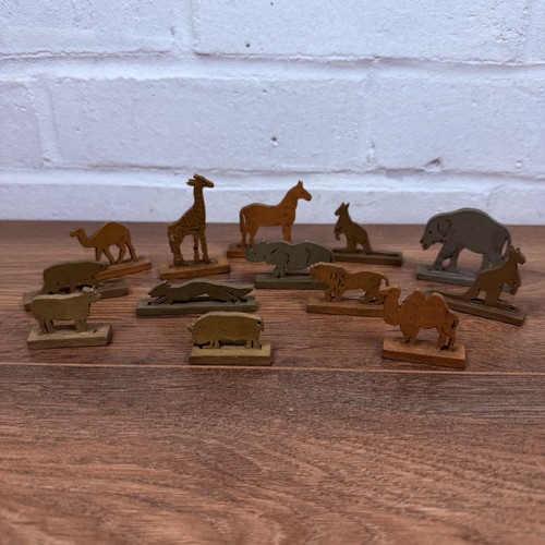 Vintage wooden zoo safari - vintage,