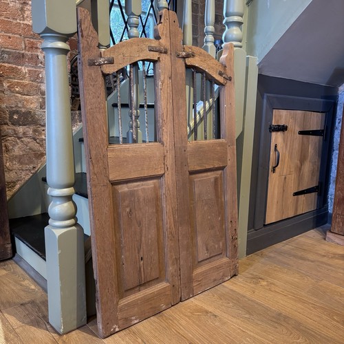 Pair vintage wooden - pair, gates