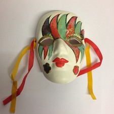 Vintage Porcelain Mask  Wall