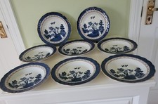 8x Royal Doulton Fine China Booths Real Old Willow TC1126 Soup Bowls 8 1/2"