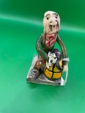 Vintage Will Young seated Fisherman Figure with his lobster pot