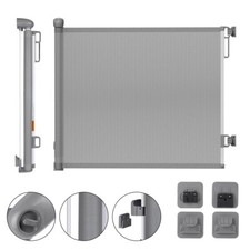 Retractable baby gate safety - gate,