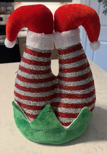 Christmas holiday elf legs hat - holiday,