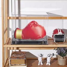 Acrylic Boxing Glove Display Case Boxing Holder Collectible Dustproof Unique