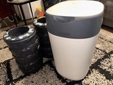 Tommee Tippee Twist and Click Advanced Nappy Bin Starter Set with 11x Refills