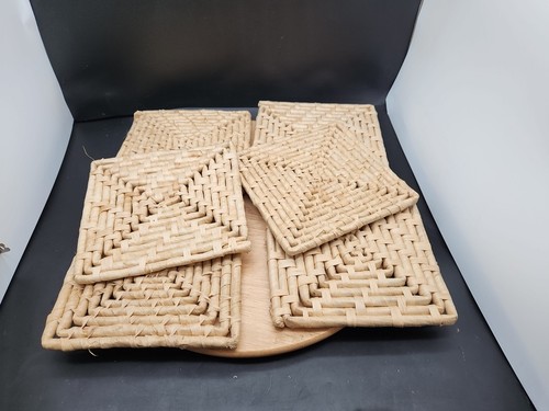 Vintage wicker rattan - rattan, woven