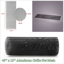 Car Body Bumper Fender 40''x13'' Hexagonal Style Aluminum Grille Net Mesh Grill