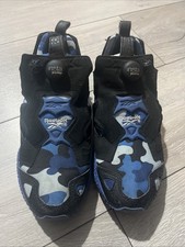 Reebok Men's InstaPump blue camo Classics Size 5 Uk