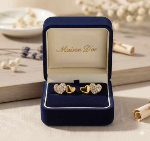9ct gold silver stud - 9ct,