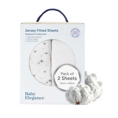 Baby elegance cot bed sheets - elegance,
