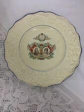 Crown Ducal George V silver jubilee 11" Commemorative plate 1935