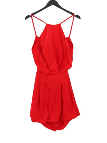 Zara women playsuit - zara, red