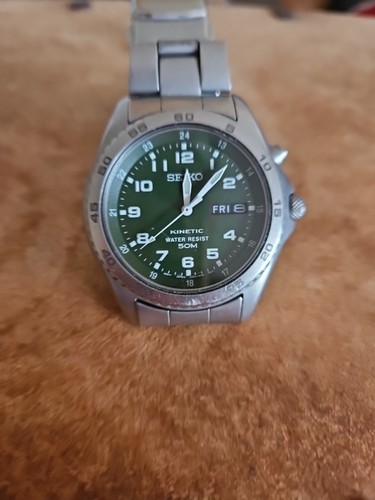 Seiko kinetic men - kinetic, green