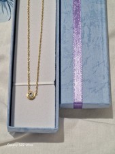 18K Gold Plated Necklace White
